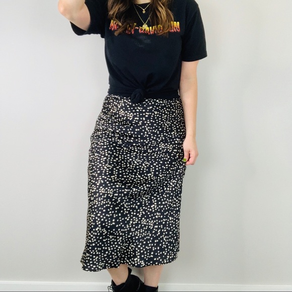 Sahara Speckled Satin Midi Skirt S LAST ONE! - Picture 5 of 8